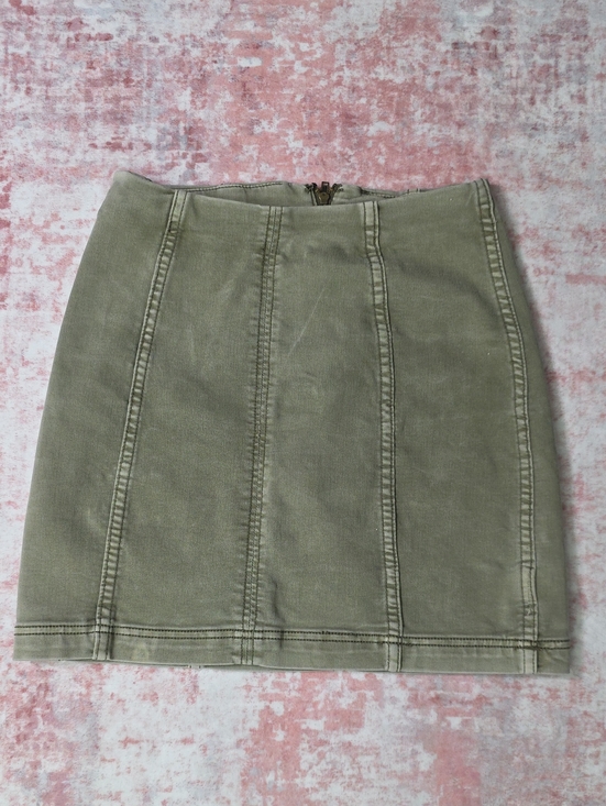 Free People Dresses & Skirts - Free People, Modern Femme Earth Toned Olive Green Skirt Size 4